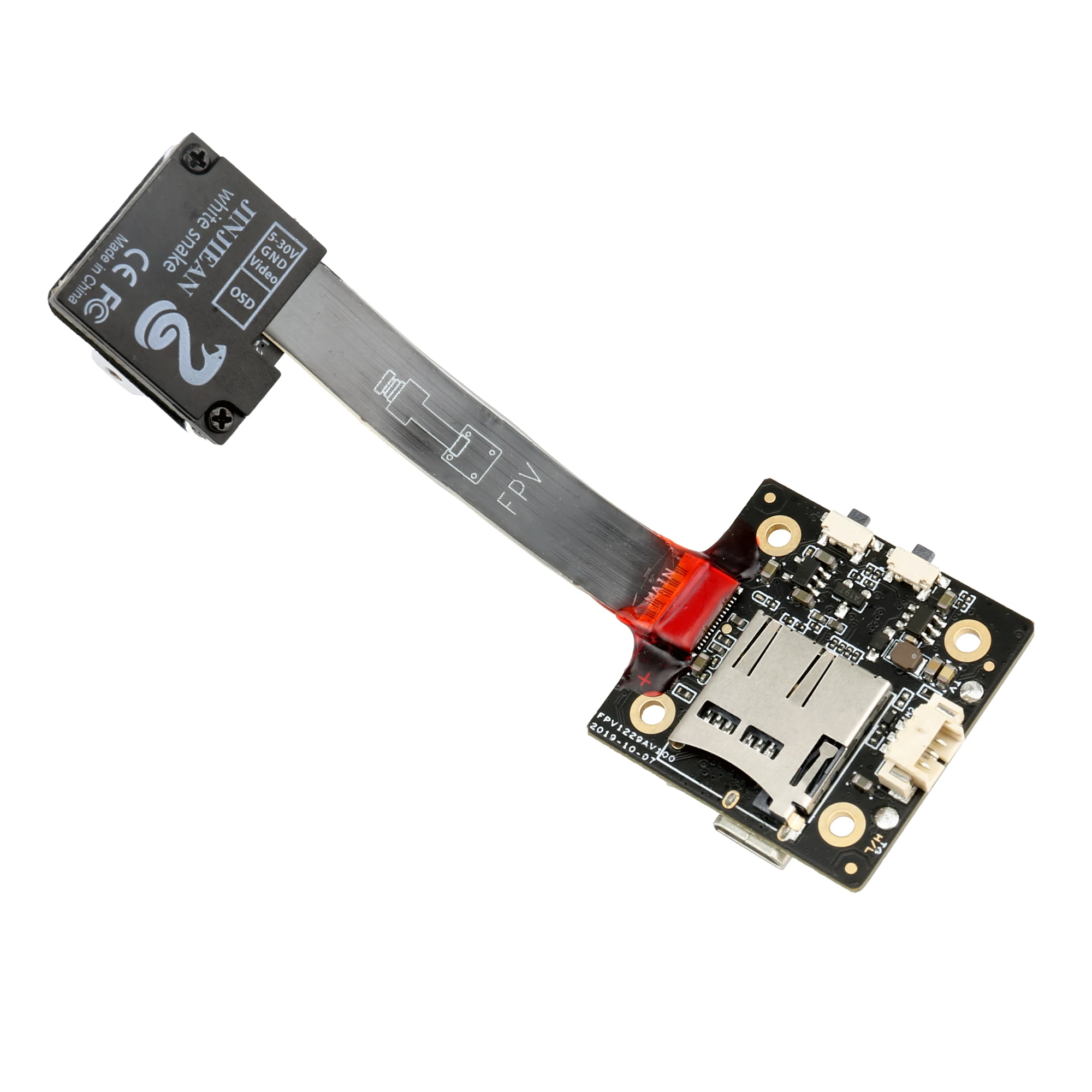 Белая змея DVR камера 1500TVL 1/1,8 звездного уровня HDR 1,8 мм/2,1 мм объектив DC 5V-40V PAL/NTSC OSD регулируемый для FPV RC Drone on.