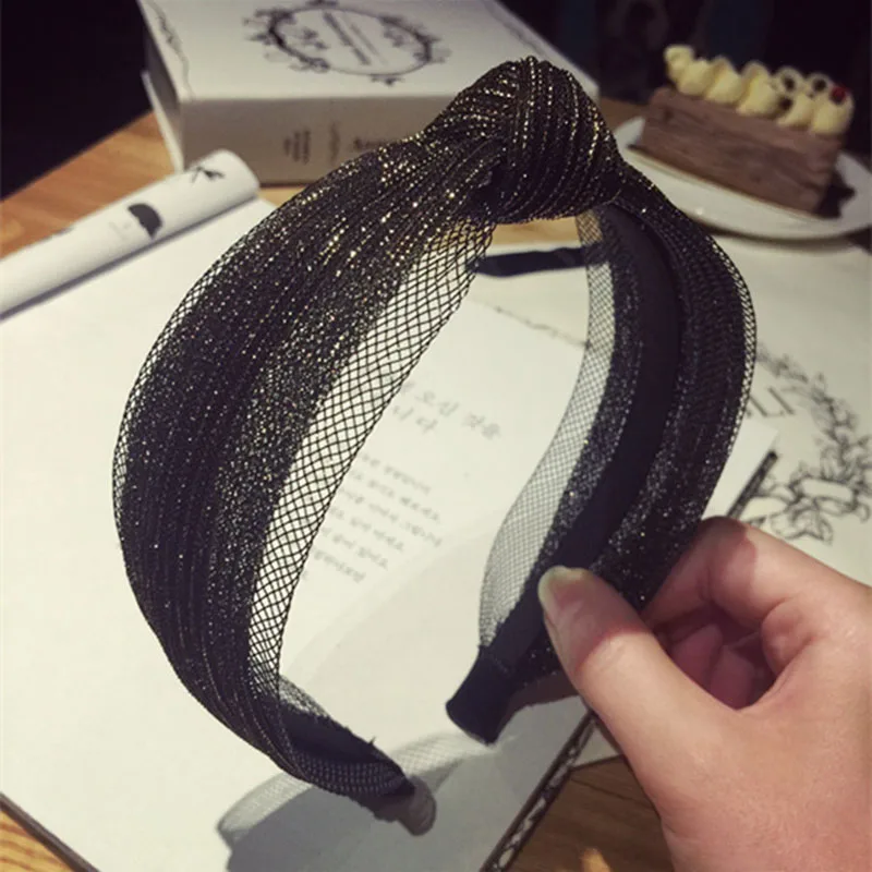 Новое поступление Fold Hairband для женщин широкий обруч волос повязки на голову