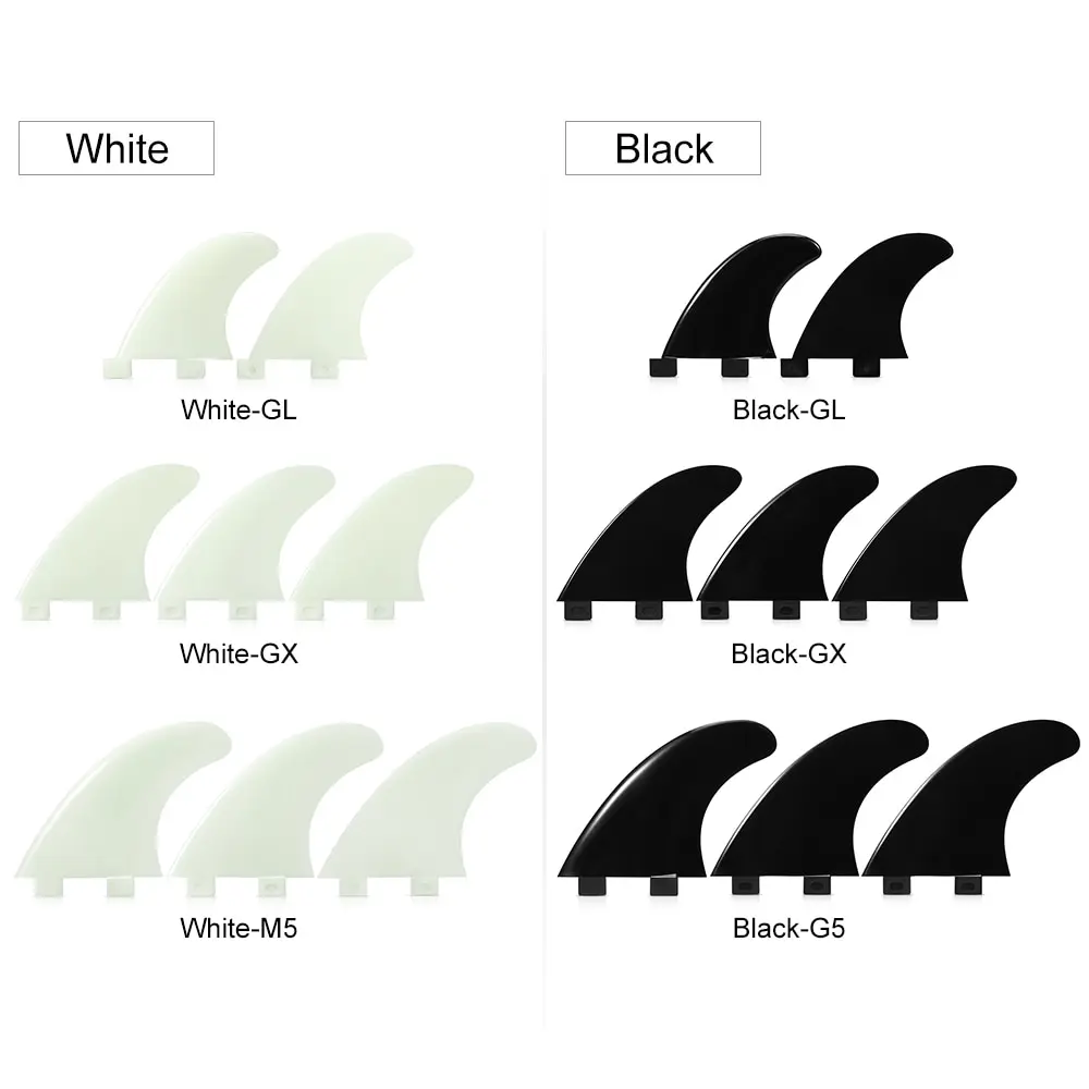Gl/Gx/M5/G5 Surf Water Wave Fin Sup Accessory Surfboard Thrusters Tir Fins Stand Up Paddle Board Nylon |
