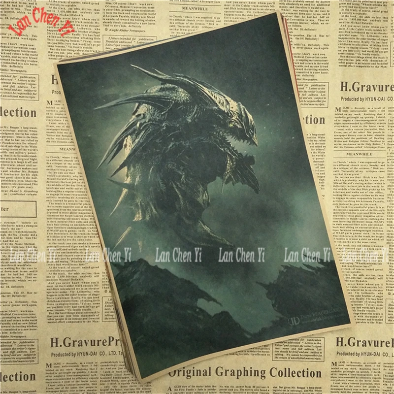 The Elder Scrolls Skyrim Классическая игра плакат на крафт-бумаге Бар Кафе гостиная столовая картина для декора комнаты
