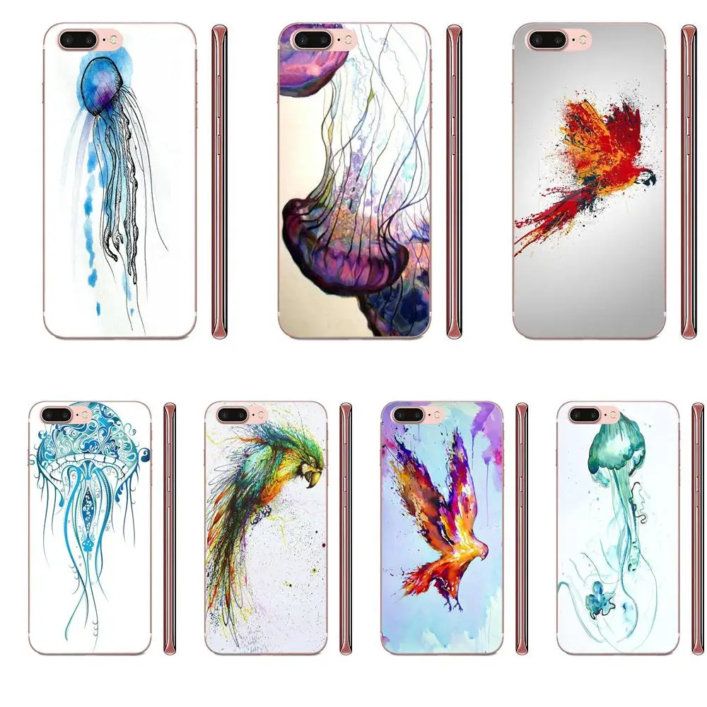 Хипстерский чехол из ТПУ для Samsung Galaxy S20 S10 Plus 5G Ultra S10e A51 A71 A40 A10 S7 S8 с рисунком птицы