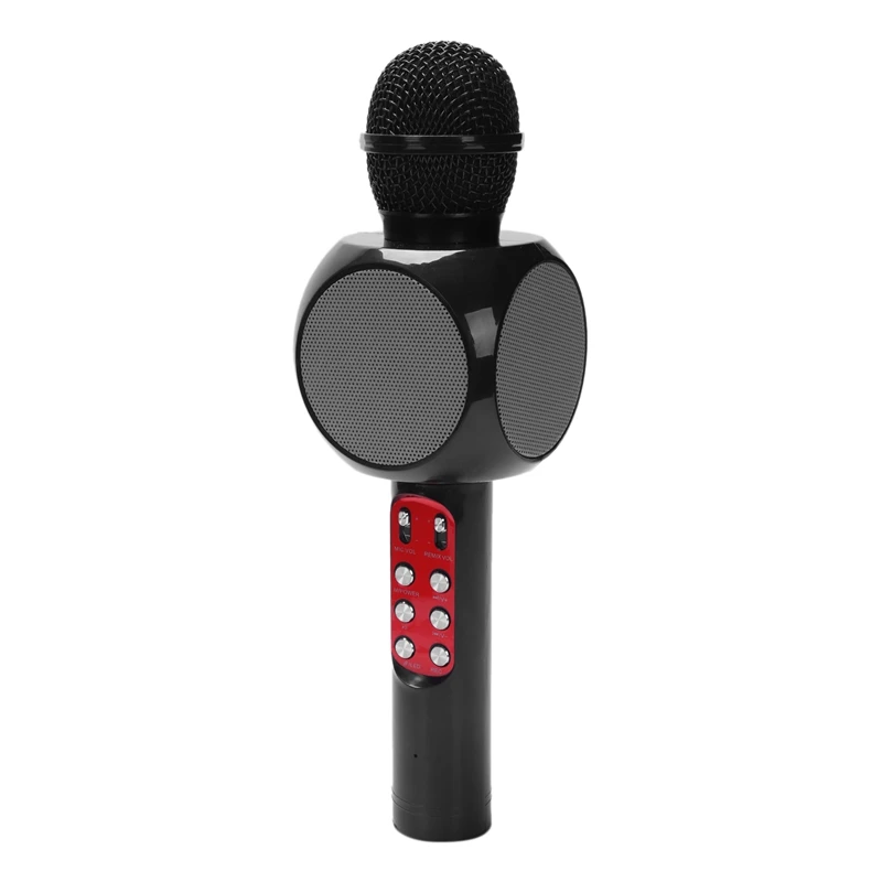 Беспроводной Bluetooth Ktv динамик мини домашний микрофон Микрофон модная вспышка