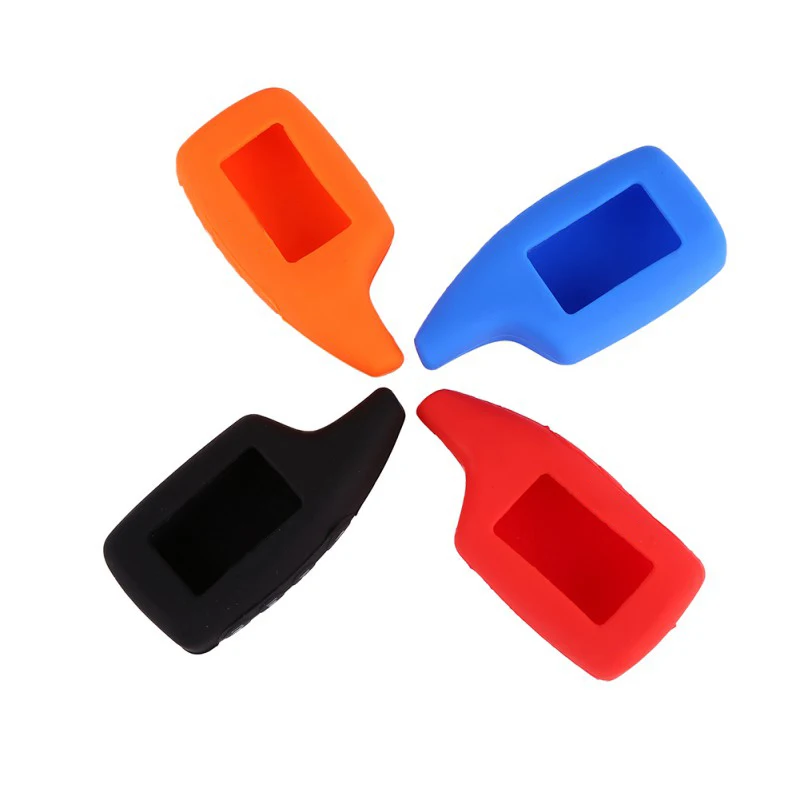 Two Way Car Alarm Silicone Case For Scher-Khan Magicar 5 6 LCD Remote Only fit Scher khan M5 Key Cover New | Автомобили и
