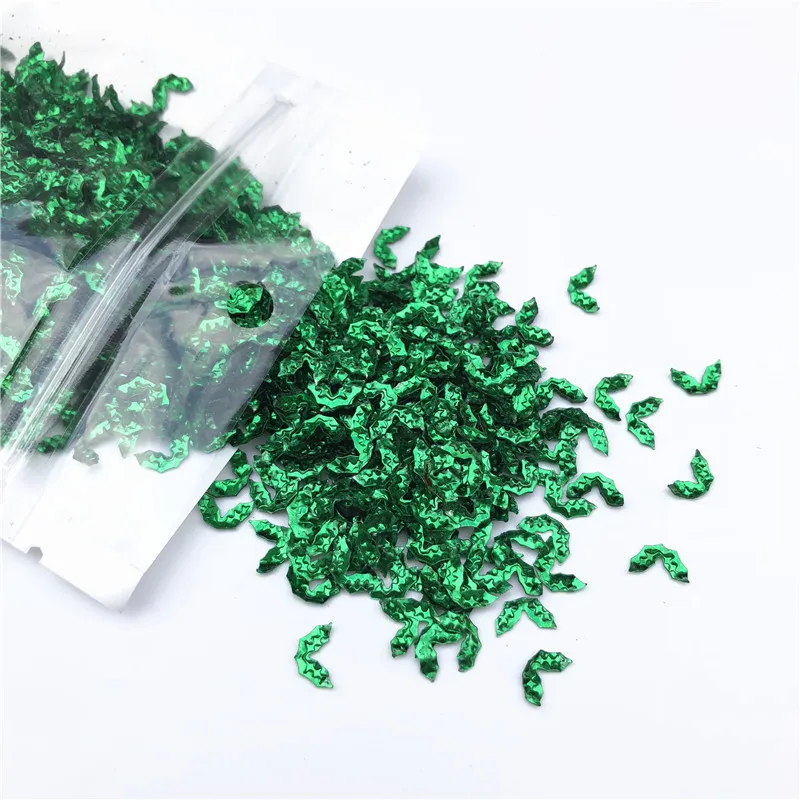 LC/Рождество/Рождественская елка/10 грамм блестки ПВХ плоские для DIY Изготовление