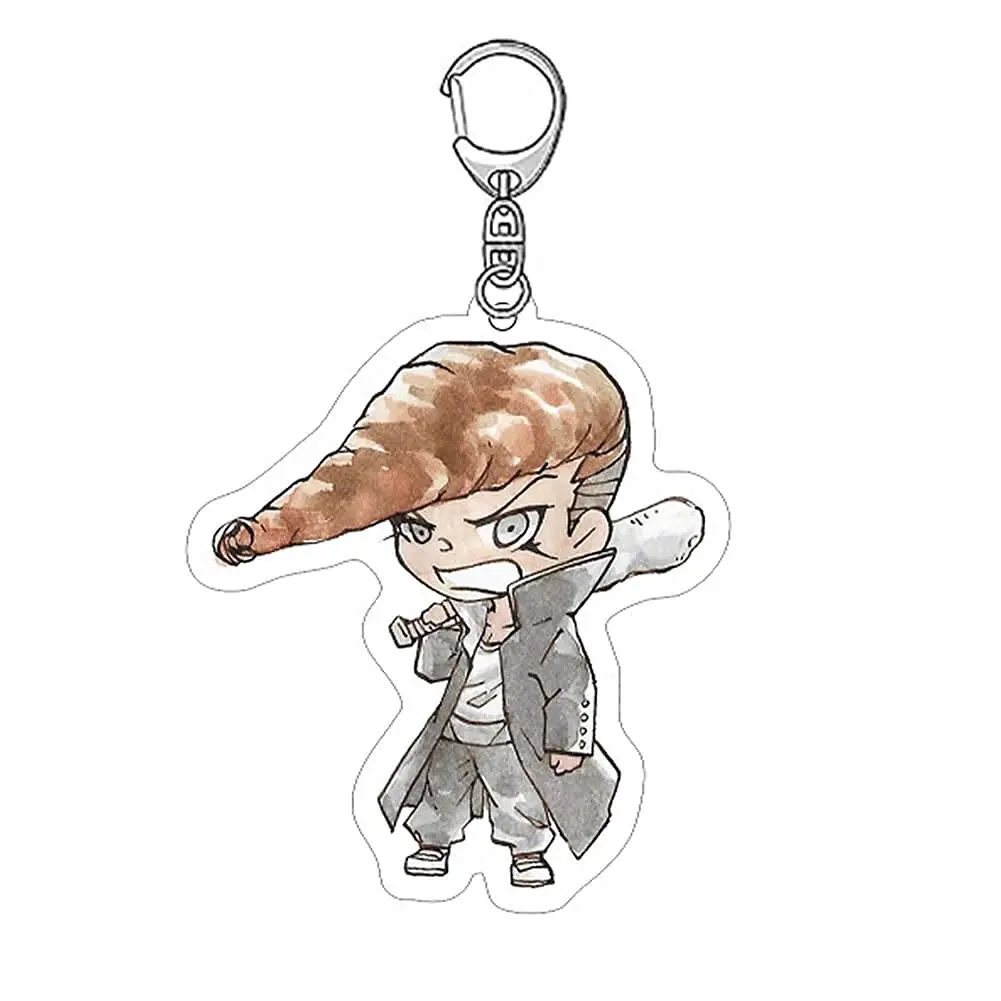 

CosNoble Mondo Owada Cosplay Wig with Keychain Anime Danganronpa Costume Hair Short Brown for Halloween