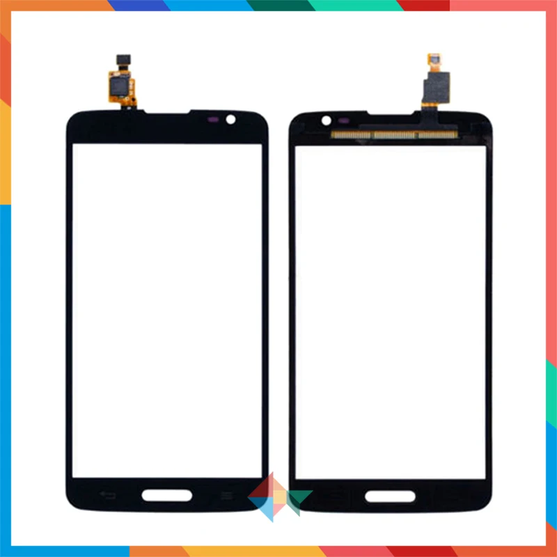 

10 шт./лот высокое качество 5,5 "для LG G Pro Lite D680 D682 сенсорный экран дигитайзер Передняя стеклянная линза сенсорная панель Бесплатная доставка