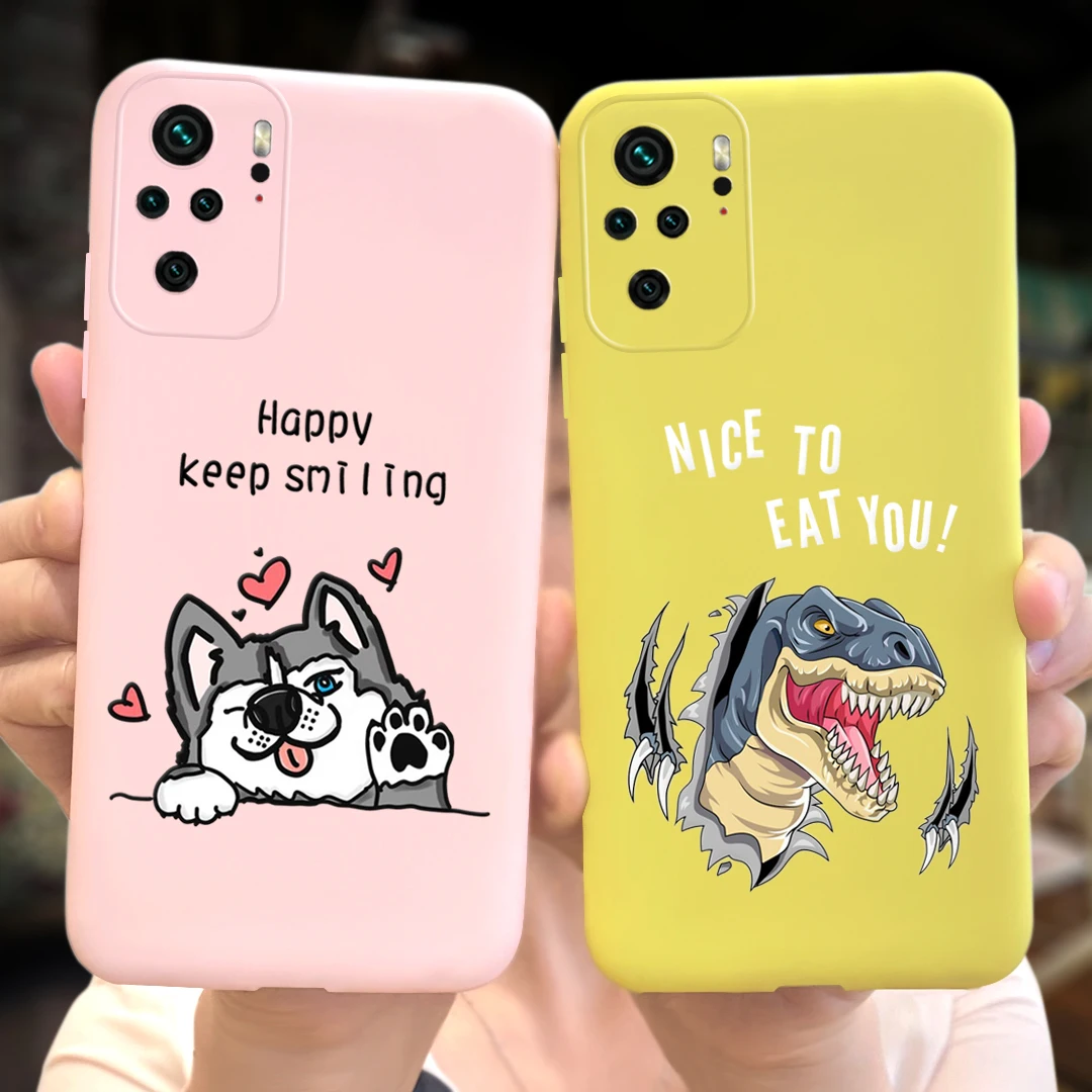 Чехол для телефона Redmi Note 10 4G 5G Note10 модный силиконовый чехол Macaroon Xiaomi note Pro бампер