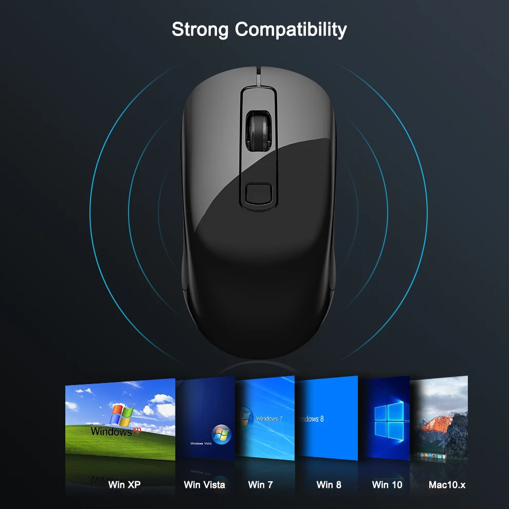 SeenDa Новинка 2,4 GHz USB3.0 Nano приемник беспроводная мышь для ноутбука эргономичная беспроводная мышь PC мышь для настольного компьютера Mause