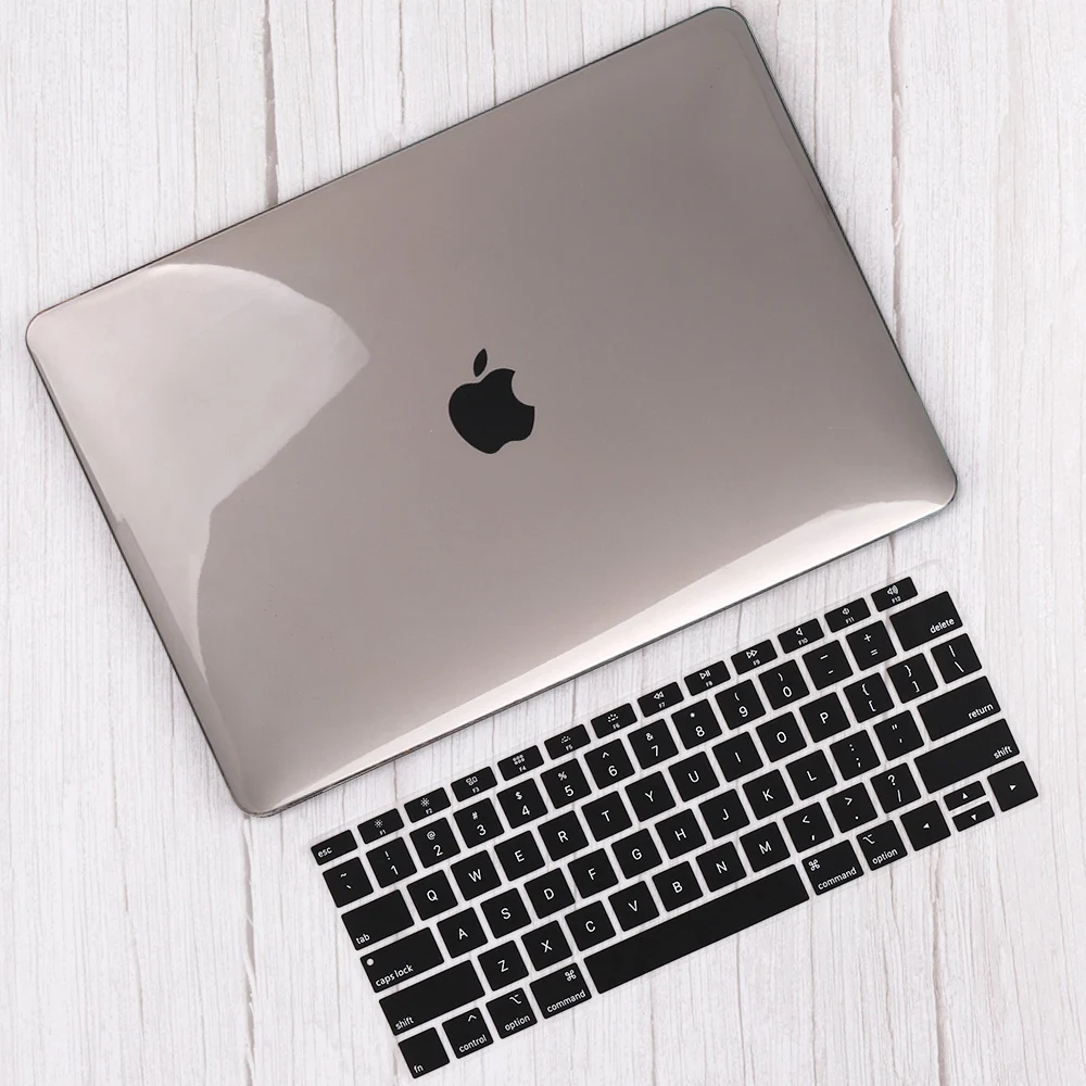 Прозрачный пластиковый твердый чехол для ноутбука MacBook Air 13 retina Pro 13 15 16 дюймов ноутбука крышка клавиатуры A1932 A2141 A2159