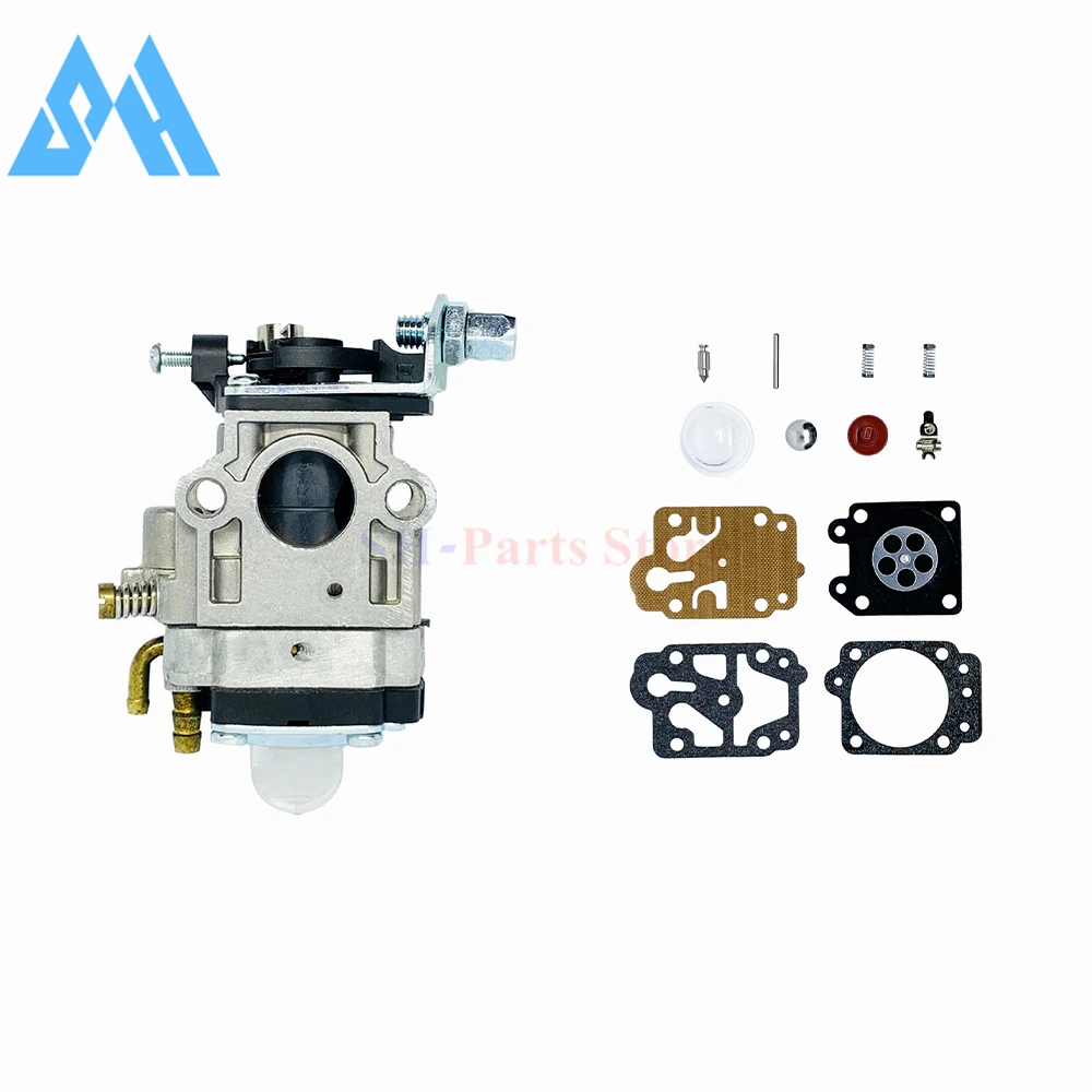

10mm Chainsaw Carburetor with Gasket Repair Kit For Kawasaki TH23 TH26 TH34 23cc 25cc 26cc 33cc 35cc Grass Hedge Trimmer Carb