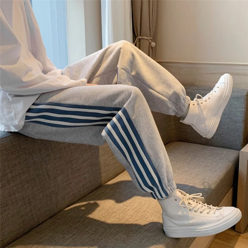 

Casual Sweatpants Men New Arrival Outdoor Loose Men's Pants Elastic Waist Jogging Sport Trousers Big Size Pantalones Deportivos