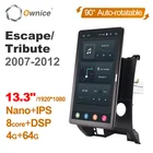 Автомагнитола для Ford Escape Tribute 2007 2008 2009 2010 2011 2012 1920 Tesla 1080*13,3 Android вращающаяся Автомагнитола радио авто мультимедиа