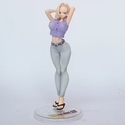 C no box 3styel Dragon Ball Z Сексуальная Android 18 лазурит Стрекоза фигурка игрушки коллекция кукла рождественский подарок - Цвет: C no box