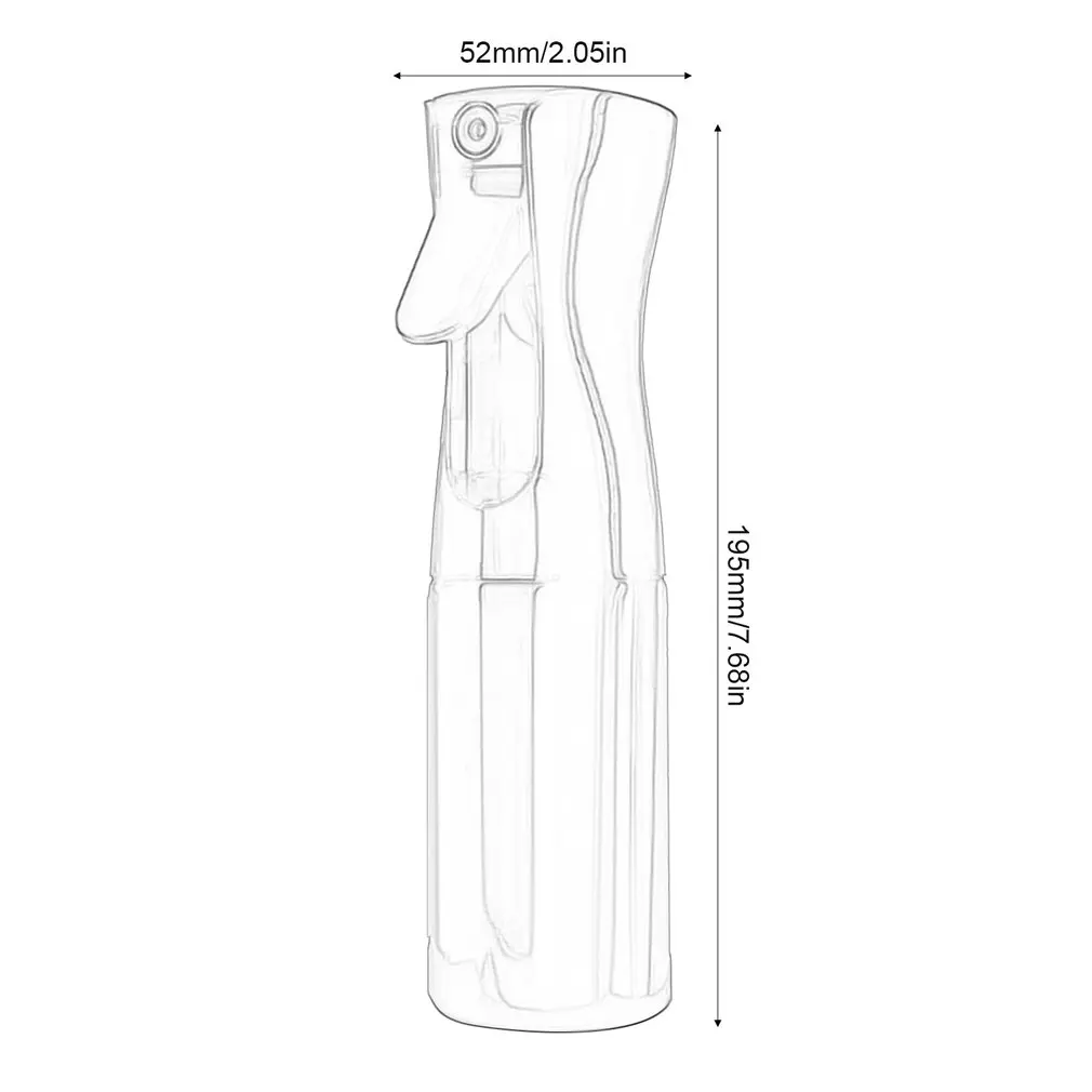 

Continuous Sprayer Hair Water Ultra Fine Mister Spray Bottle For Hairstyling Cleaning Gardening Plants Misting Skin Care