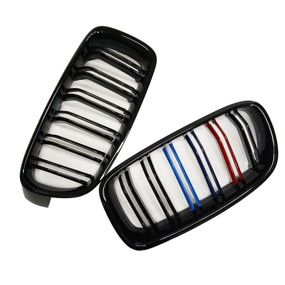 1 пара глянцевый черный M Стиль передняя решетка гоночный гриль для BMW 3-Series F30 F35