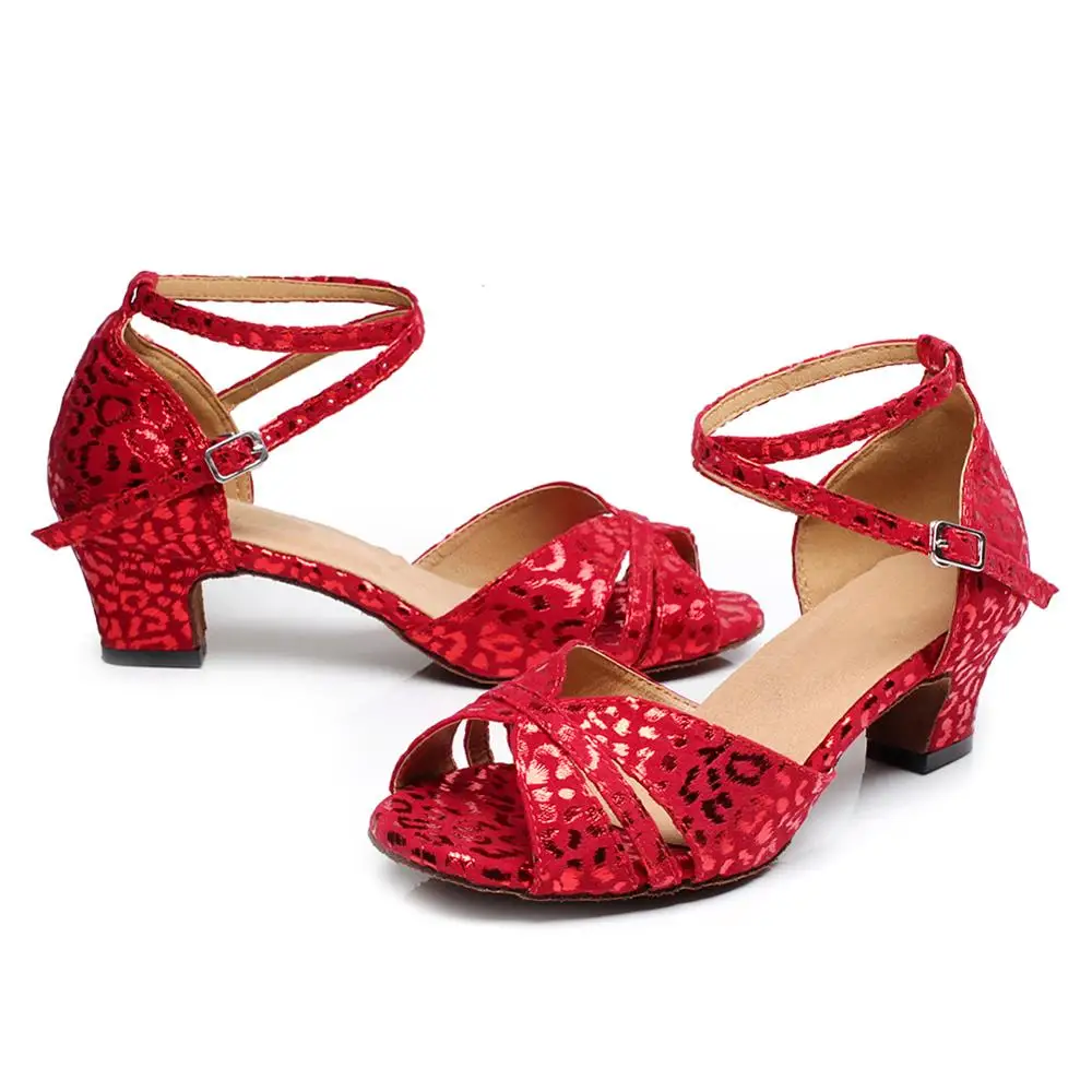 DKZSYIM/красные туфли для латинских танцев Женские вечерние Атласная элегантная
