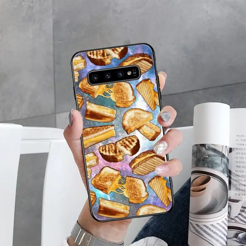 

Hamburger Sushi Phone Case For Samsung Galaxy S10E S20 Ultra S10 S21 S7 S8 S9 Plus S21Plus S20FE