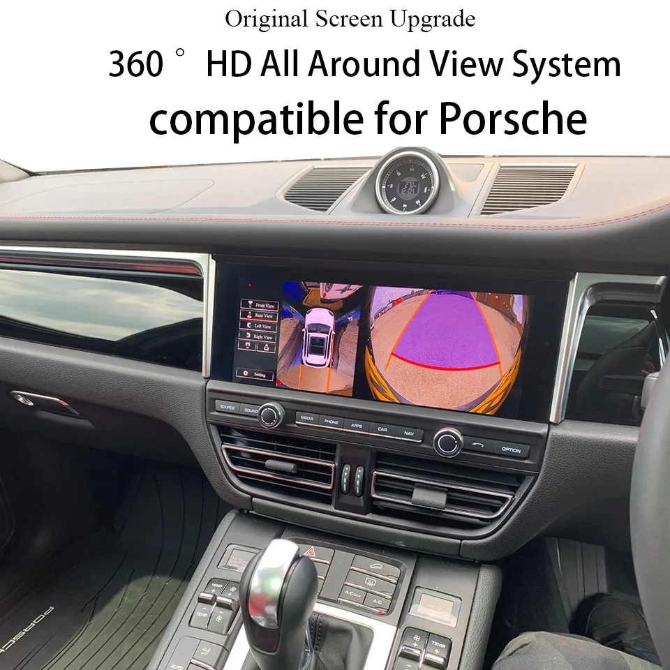 HD камера объемной сьемки 360 градусов панорамный для Porsche новый автомобиль