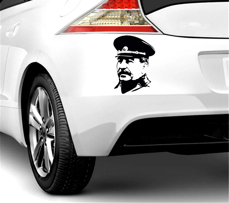 Наклейки для автомобилей Советского Сталина 14,3 * 20 см и 10,7 * 15 см, 1-4 штуки. Внутренняя отделка для внедорожников.