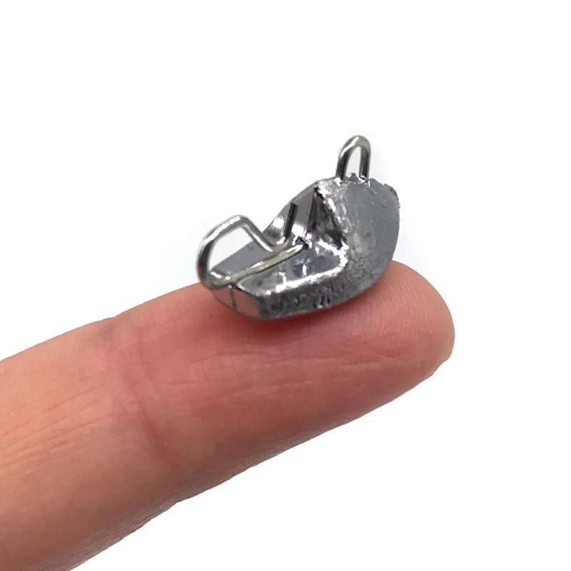 

10Pcs/6Pcs Fishing Sinker 3g 4.8g 7.3g 8.6g 13.5g Ship Shape Jig Head Bullet Weight Tackle Quick Connect Fishing Accessories