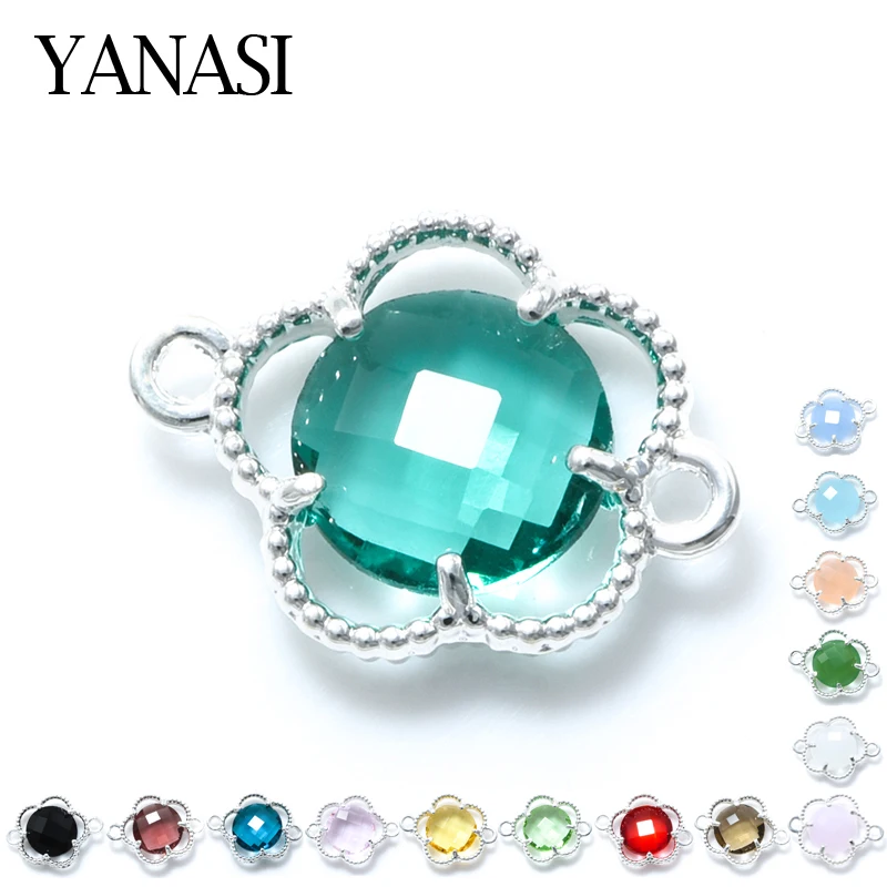 Коннекторы для изготовления ювелирных изделий из 4 элементов с кристаллами