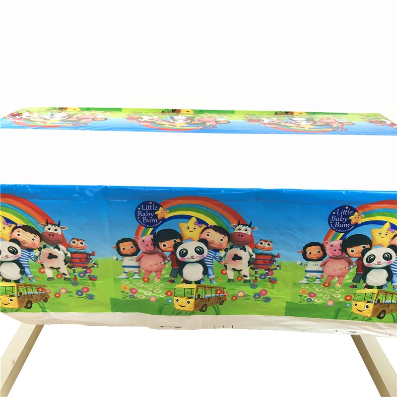 

61/31pcs Disposable Tableware Set Little Baby Bum Paper Plate Straw Cup For Baby Shower Happy Birthday Decoration Party Supplies