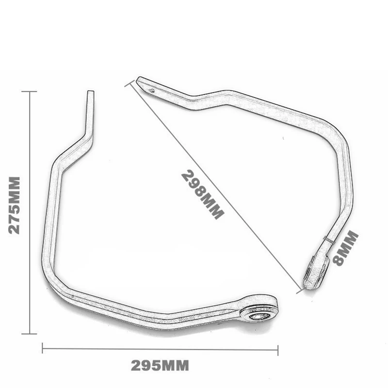 

Motorcycle Handle Bar Hand Guard Left Right Bumper Frame Protector For BMW R1200GS R1250GS R1250 1200 GS LC ADV Adventure