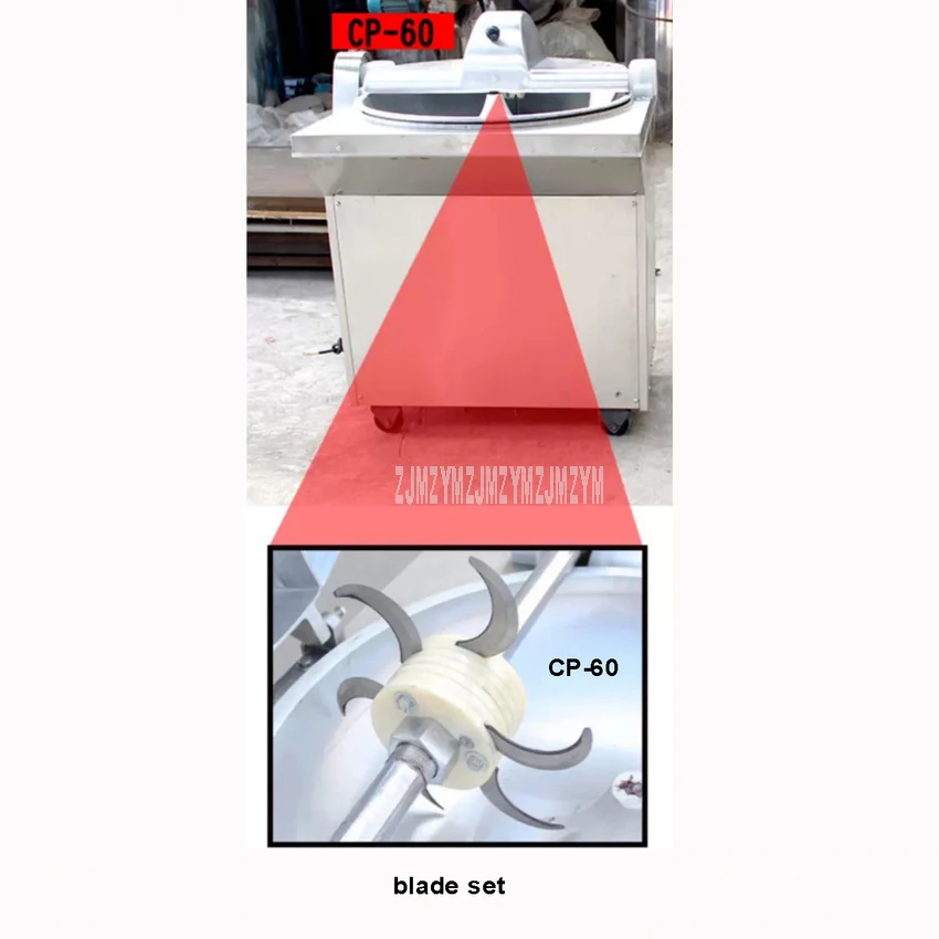

Commercial Use Electric Vegetable Crusher Grinder Stainless Steel Onion Garlic Ginger Automatic Electric Grinding Machine CP-60