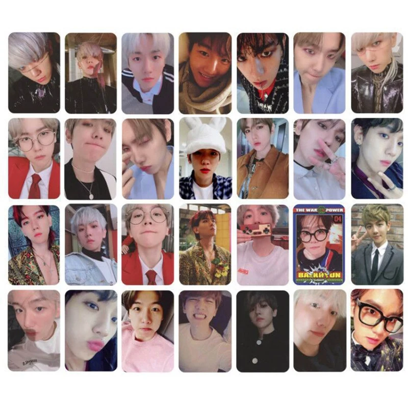 Альбом KPOP EXO BAEK HYUN 10 шт./компл. самодельная бумага фотокарточка постер поклонники