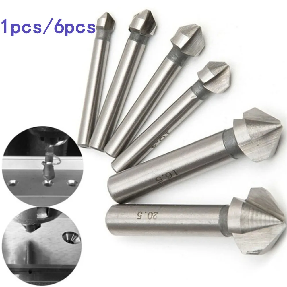 Набор сверлильных насадок трехгранный стальной Фрезерный резак для
