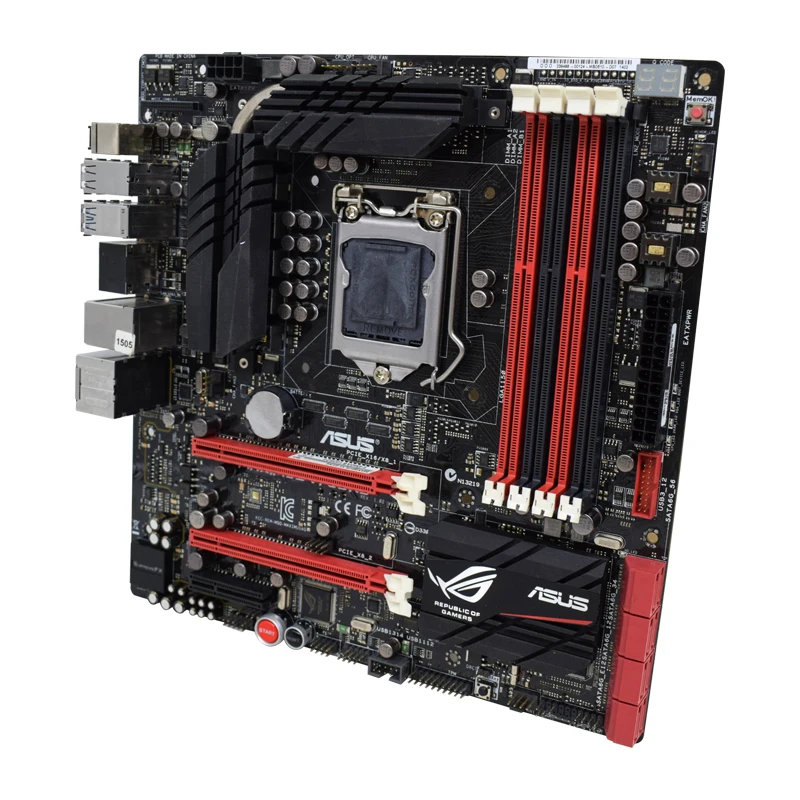 Verkaufen ASUS Maximus VI GEN Desktop Motherboard DDR3 1600 Intel Z87 LGA 1150DDR3 USB 3,0 I3 I5 I7 22/23NM 32GB Z77 Desktop Motherboard