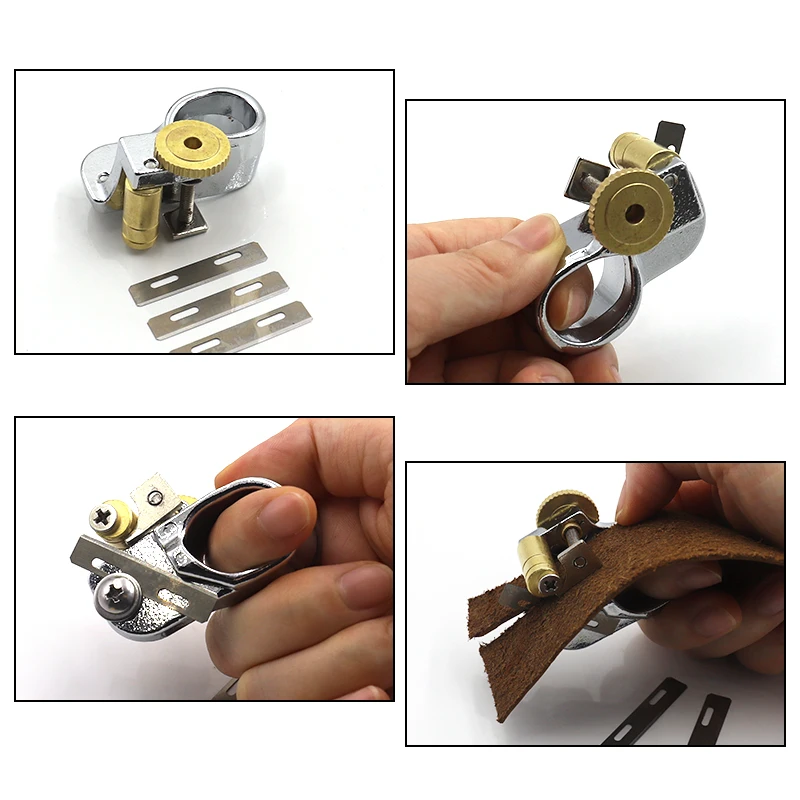Leather Strap String Belt Cutter Ring Shape Hand Cutting Leathercraft Tools Set DIY Metal | Дом и сад