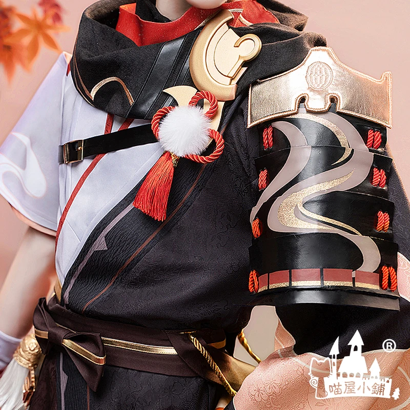 

Аниме Genshin Impact Kiryu Kazuha Косплей Костюм Игровой костюм униформа на Хэллоуин Одежда для карнавала, вечеринки для мужчин новинка 2021