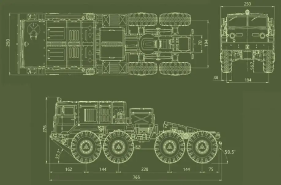 Военный MmETAL 8X8 8 колеса 8WD грузовик 1/12 Масштаб RC рама и обвес комплект совместимый Капо Татра CD15825 крест MC8