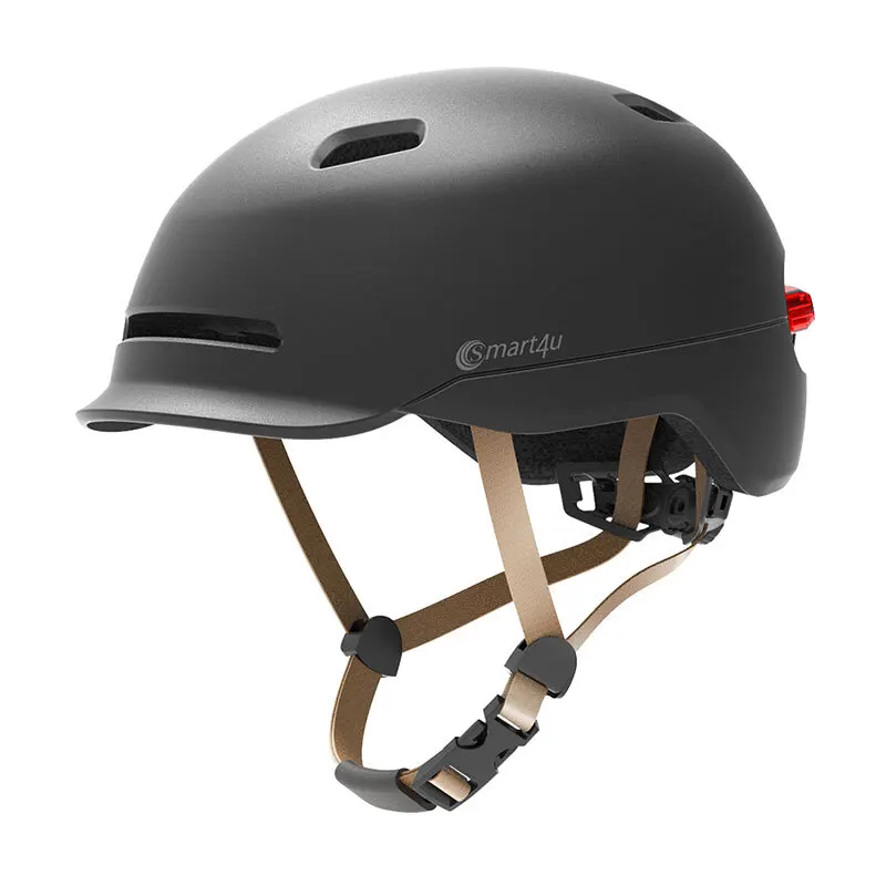 Electric Scooter Safety Helmet with Smart LED Warning Flash for Xiaomi M365 Pro Skateboard Ninebot E1/E2/E3/E4 | Спорт и развлечения