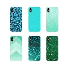 Чехол-накладка для Huawei Honor 4C, 5C, 6X, 7, 7A, 7C, 8, 9, 10, 8C, 8S, 8X, 9X, 10I, 20 Lite, Pro, Aqua, серебристый, зеленый, мятный, блестящий