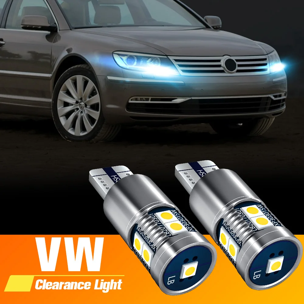 2 шт. Светодиодные Габаритные лампы W5W T10 Canbus для VW Amarok EOS Fox Jetta 3 4 mk4 Routan Santana Scirocco mk3