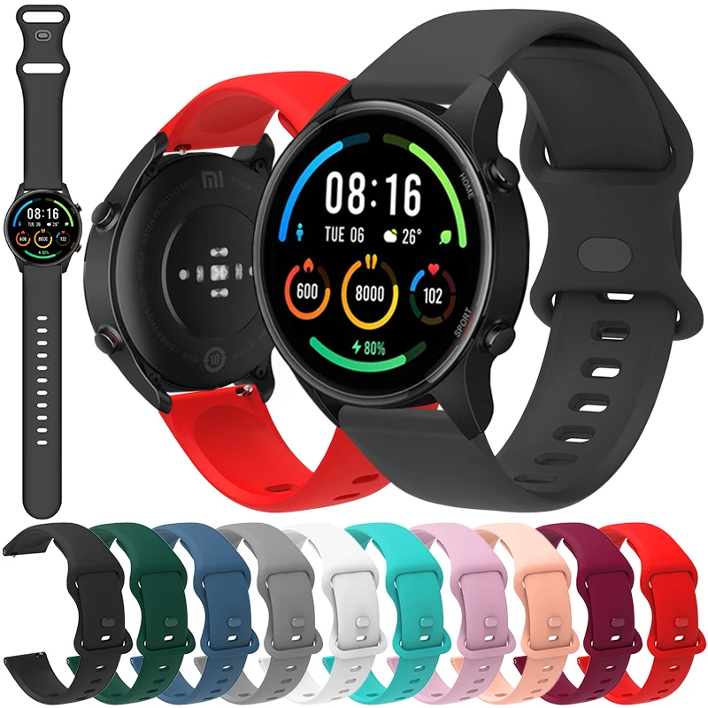Силиконовый ремешок для смарт часов Xiaomi Mi Watch Color Sports Edition|Ремешки часов| |