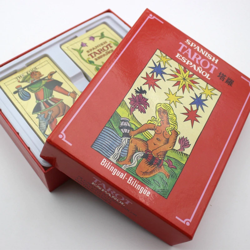 Новая испанская настольная игра карты Таро Высокого Качества бумажные