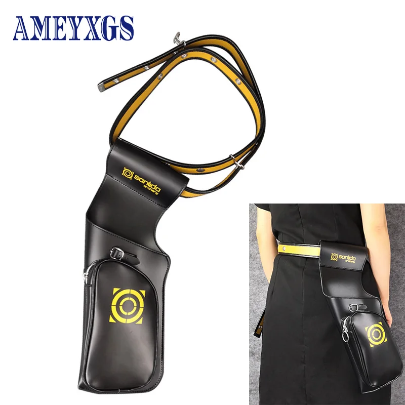 

Кожаная сумка-Стрела для стрельбы из лука, пояс с регулируемым поясом, аксессуары для охоты