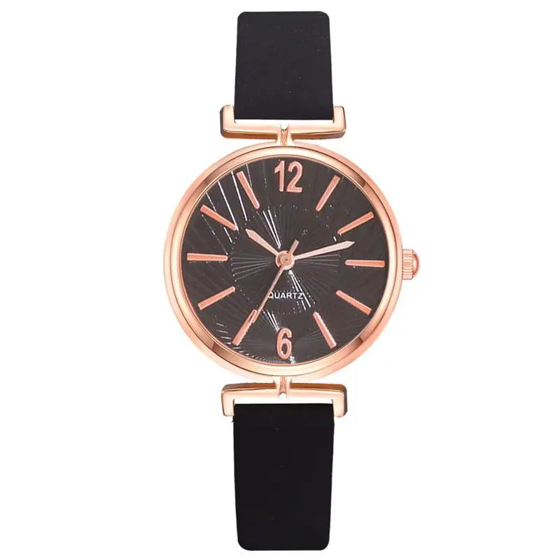 Simple Black White Watches Women Fashion Luxury Brand Quartz Watch Casual Woman Leather Clock Ladies Wristwatch Relogio Feminino kezzi brand black white silicone watches student women men sport quartz watch couple ultra slim casual watch relojer feminino