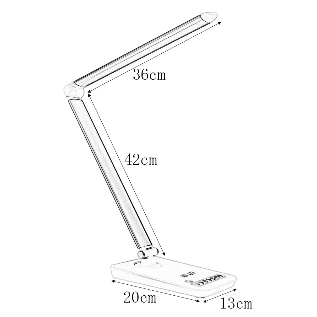 

ICOCO Clearance Sale The Lowest Selling Foldable Reading Light Touch Control Rotatable Reading LED Table Desk Lamp Sale