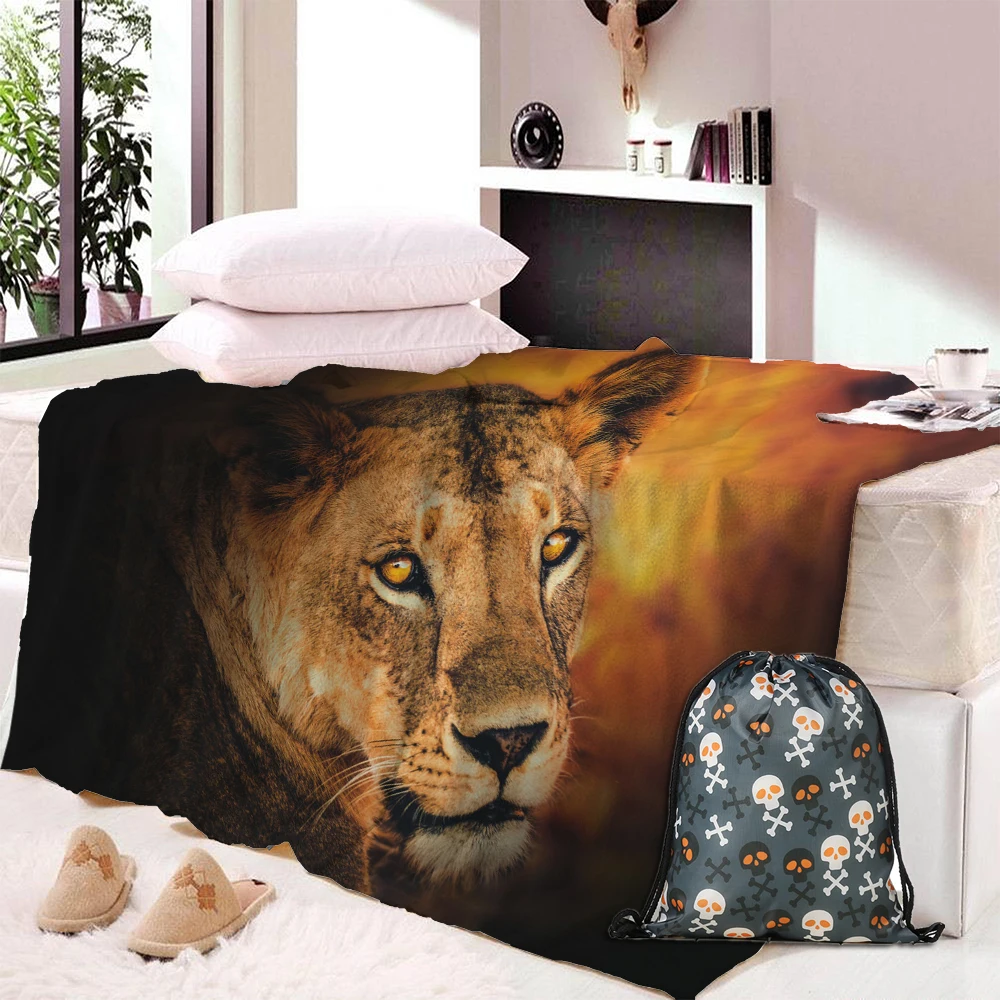 

Leopard Blanket Beast High Quality Blanket Keep Warm Soft Comfortable Animal Dark Green Urban Style Blanket