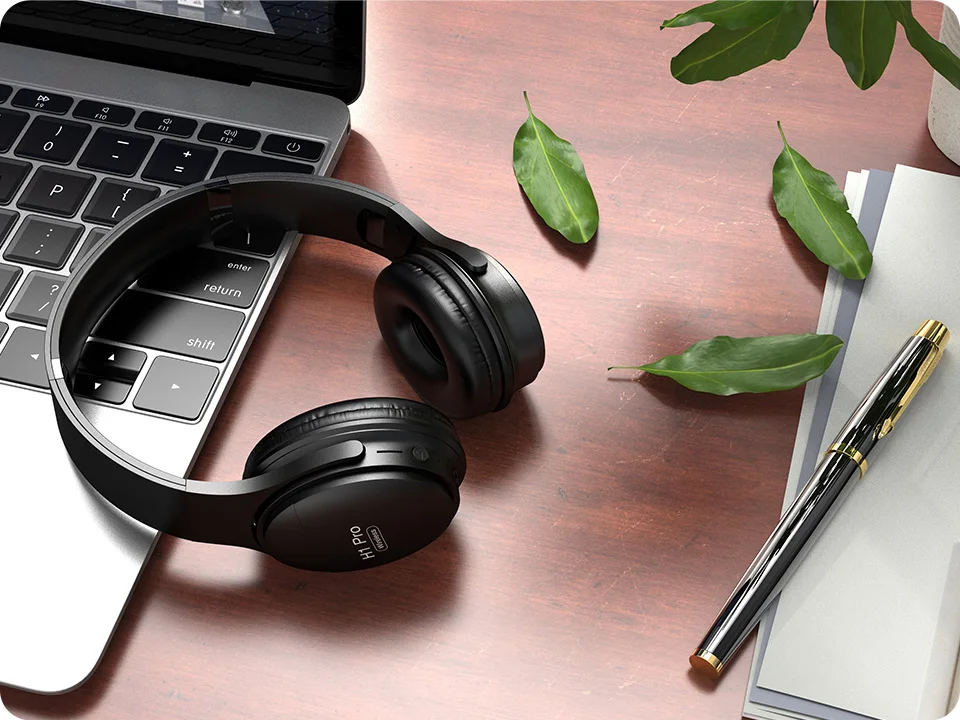 AWI H1 Pro Bluetooth наушники Беспроводные Наушники Накладные наушники с шумоподавлением Hi-Fi стерео игровая гарнитура с микрофоном Поддержка TF карты