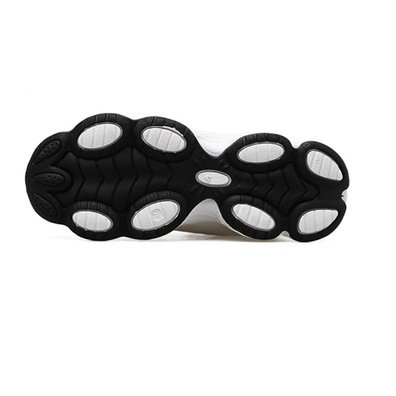 Женские сетчатые кроссовки повседневная обувь на толстой подошве белые