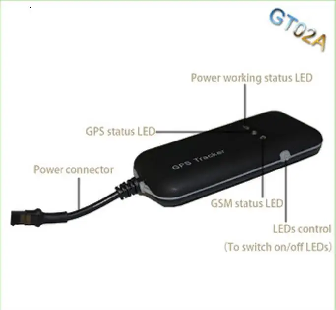 Устройство отслеживания GPS мотоцикла DYEGOO GT02A отслеживание в режиме реального