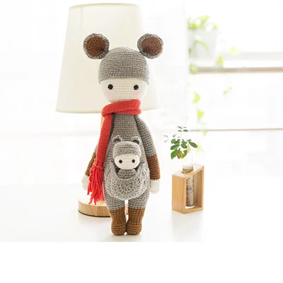 The finished product Милая кукла LALALA ручной работы вязаная игрушка подарок лучший подарок на день рождения(готовая, не сделай сам) шерстяная вязаная кукла - Цвет: The finished product