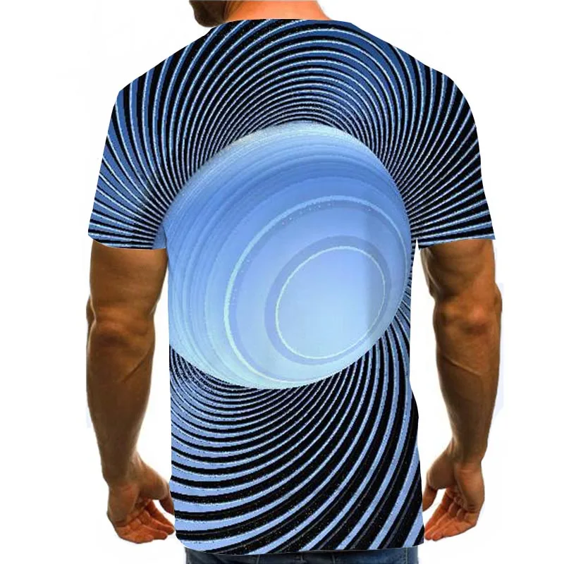 

Men Graphic T Shirts Round Neck 3D Print Short Sleeve Daily Tops Abstract Tees