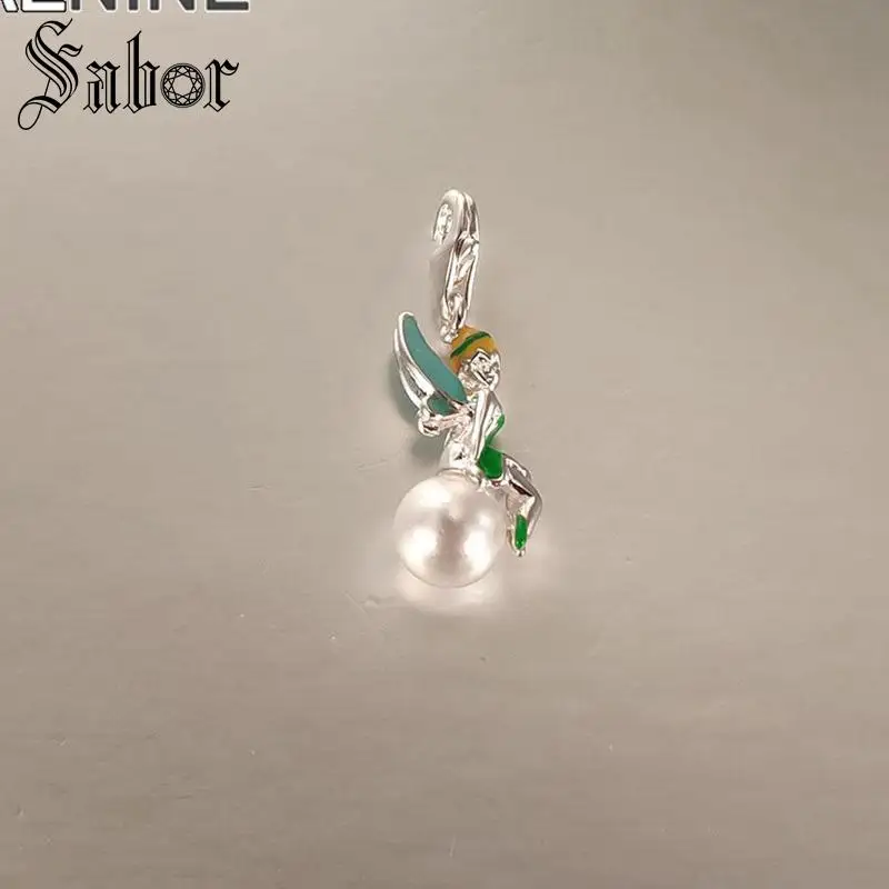 Модный серебряный жемчужный эльф Diy Подвески для браслетов и ожерелий
