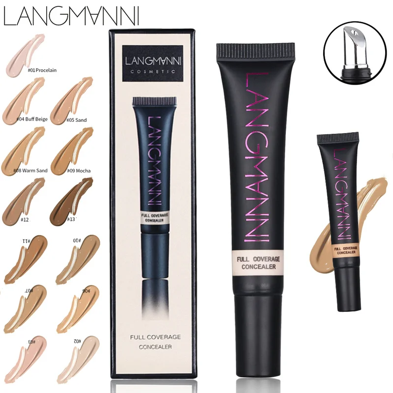 13 Цветов полное покрытие Жидкий тональный крем для глаз! Убирает темные круги под